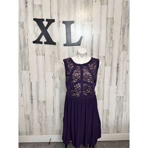 R & M Richard’s purple dress